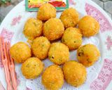 Foto langkah ke 9 dari resep Bola Kentang Keju + Sayur.