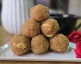 A picture of step 5 of Churma ladoo.