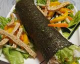 A picture of step 8 of Vegan Gimbap.