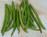 A picture of step 1 of Beans Sabji.