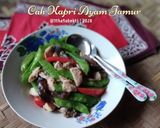 Foto langkah ke 4 dari resep 159. Cah Kapri Ayam Jamur.