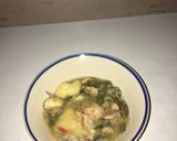 A picture of step 3 of One pot potato soupy porridge.