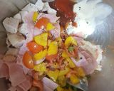 A picture of step 3 of My Steamed Chicken Salad😊.