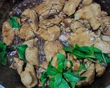 A picture of step 6 of 10-Minute Three Cup Chicken with Basil.
