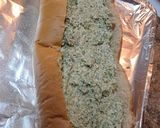 A picture of step 5 of Spinach Artichoke Stuffed French Bread.