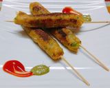 A picture of step 6 of Poha Potato Veggies Kebabs.