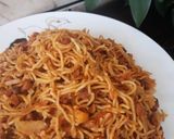 عکس مرحله 2 از دستور ماکارونی با سویا مخلوطی از تن ماهی