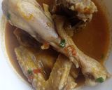 A picture of step 7 of Kienyeji kuku curry.