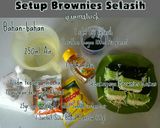 Foto langkah ke 1 dari resep Setup Brownies Selasih.