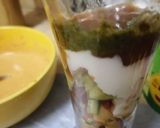 A picture of step 2 of Rainbow chaat.
