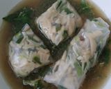 รูปขั้นตอนการทำที่ 1 ของ ก๋วยเตี๋ยวเมี่ยงญวนไส้กุยช่ายเห็ดกับซุปผักหวานใส่ไข่#45