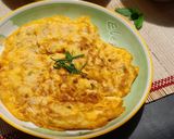 Hình bước làm 3 của món Trứng chiên cải thảo