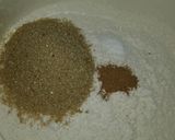 A picture of step 1 of Cinnamon crepes.