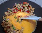 Foto langkah ke 6 dari resep Orak-Arik Tempe Telur Terasi.