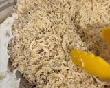 A picture of step 10 of Lemper Ayam - Steamed Glutinous Rice with Spiced Chicken Floss.
