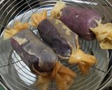 Foto langkah ke 5 dari resep Lumpia Ubi Coklat Lumer.