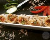 ढोकला सुशी (Dhokla sushi recipe in Hindi) रेसिपी चरण 10 फोटो