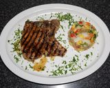 A picture of step 3 of Grilled Marinated Pork Chops.