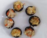 Foto del paso 3 de la receta: Cestitas de portobello con arroz y crema de almendras