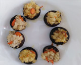 Foto del paso 3 de la receta: Cestitas de portobello con arroz y crema de almendras