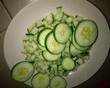 A picture of step 5 of Avocado's salad.