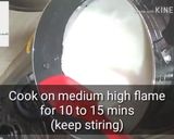 A picture of step 2 of Homemade condensed milk.