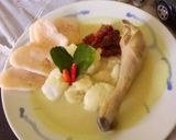 Foto langkah ke 4 dari resep Lontong opor ayam & sambal goreng hati.