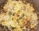 A picture of step 2 of Low carb Tex Mex Chicken zucchini skillet.