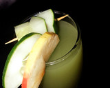A picture of step 3 of Cucumber juice.