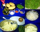 A picture of step 4 of Veg Frittata With Peas Stuffed Potato Patties.