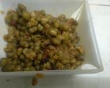 A picture of step 4 of Japanese potato korokee in ndengu #ndengu contest.