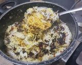 A picture of step 6 of Veg Biryani.