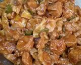 A picture of step 5 of Chicken jalfrezi.