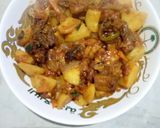 A picture of step 6 of Potatoes sauce.