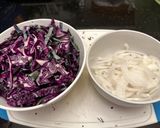 A picture of step 2 of Warm Red Cabbage Slaw.