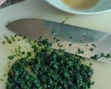 A picture of step 2 of Traditional Mint Sauce.