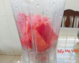 Hình bước làm 2 của món Sinh tố dưa hấu