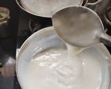 A picture of step 2 of Rose Pudding.