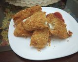 Foto langkah ke 6 dari resep Mozarella goreng hemat.