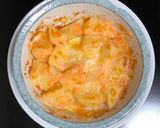Hình bước làm 4 của món Jagaimo mentaiko chiizuyaki - Khoai tây nướng phô mai và trứng cá tuyết cay