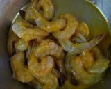 A picture of step 1 of Prawn Chops.