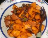 A picture of step 5 of Sweet Potato Hash With Ground Turkey.