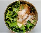 A picture of step 8 of Tandoori and Steamed Chicken Momos Recipe with Chutney's.