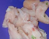 A picture of step 1 of Reshmi kababs.