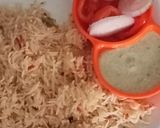 A picture of step 7 of Kunwara chawal.