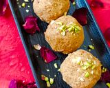 A picture of step 10 of Soybean flour laddu.