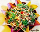 Hình bước làm 5 của món Gỏi bắp chuối chay !