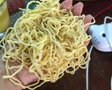 รูปขั้นตอนการทำที่ 1 ของ บะหมี่ไข่ผัดน้ำมันหอย