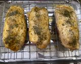 Töltött csirkemell rolád recept fázis 2 fotója