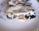 Foto del paso 11 de la receta: Pionono de acelga relleno de jamón y queso + salsa blanca 🔥